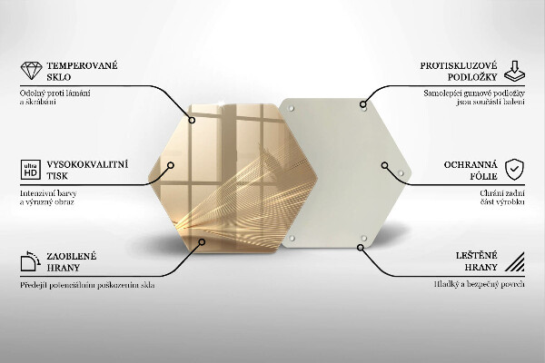 Kuchynská doska zo skla Moderná abstrakcia