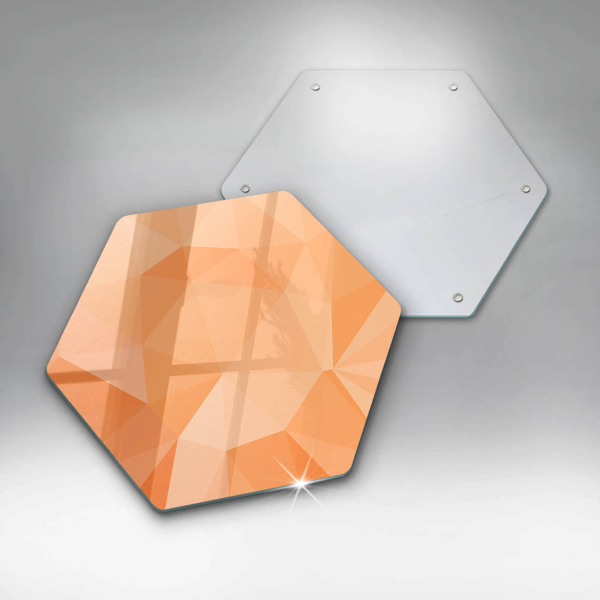 Kuchynská doska zo skla Geometrické pozadie