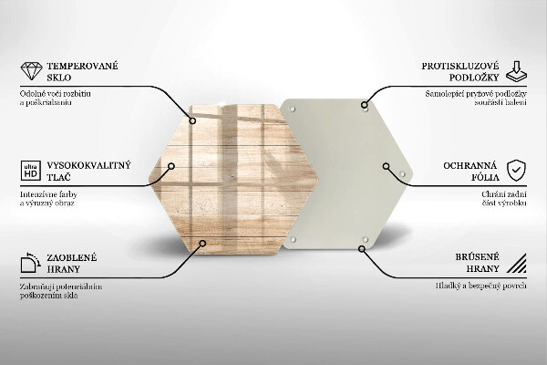 Kuchynská doska zo skla Drevené dosky