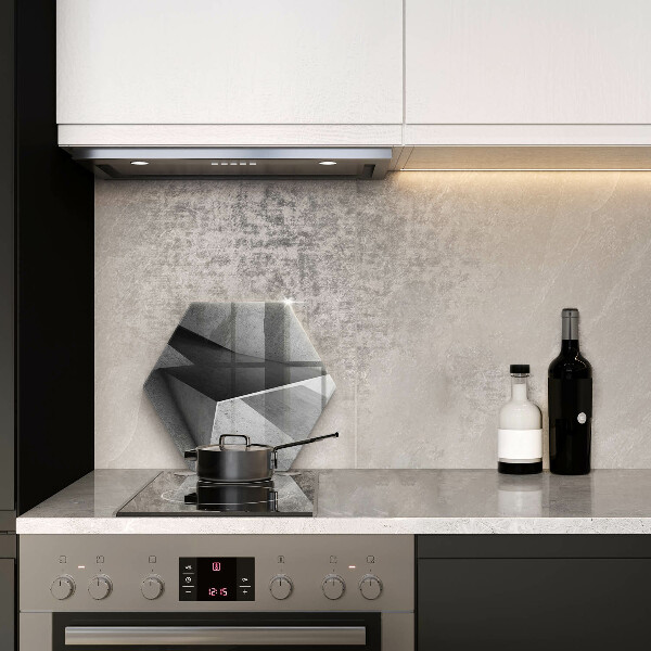 Kuchynská doska zo skla Konkrétna abstrakcia