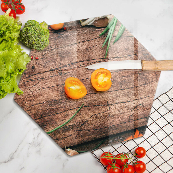 Kuchynská doska zo skla Drevená kuchynská doska