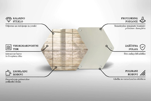 Kuchynská doska zo skla Drevené dosky