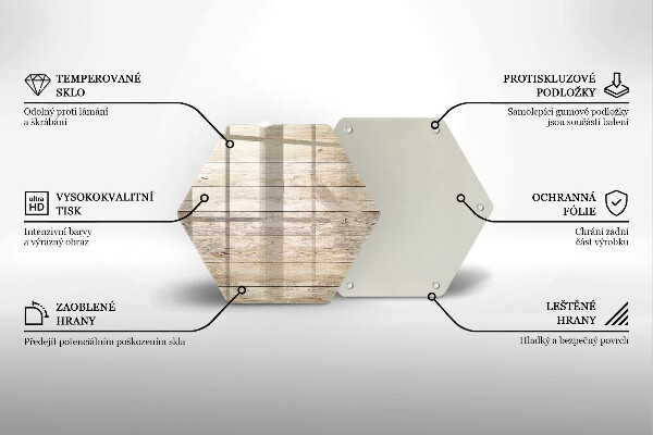 Kuchynská doska zo skla Drevené dosky