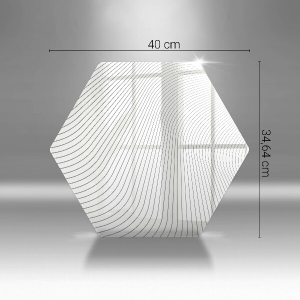 Kuchynská doska veľká zo skla Vzor moderných línií
