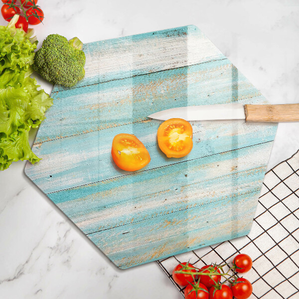 Kuchynská doska zo skla Vintage drevené dosky