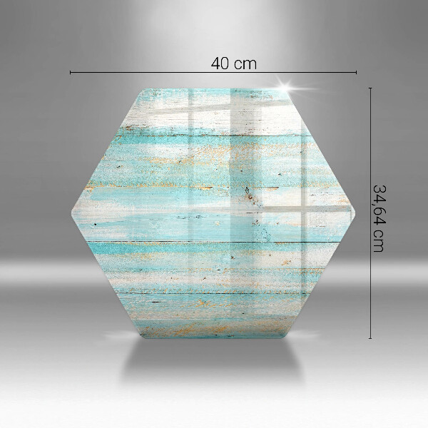 Kuchynská doska zo skla Vintage drevené dosky