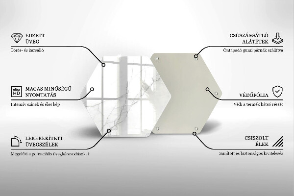 Kuchynská doska veľká zo skla Mramorové kamenné pozadie