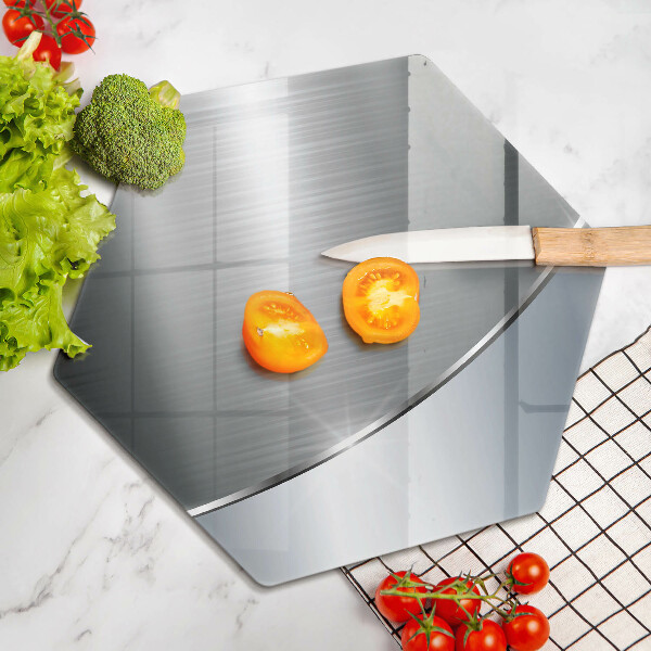 Kuchynská doska zo skla Kovový abstraktný vzor