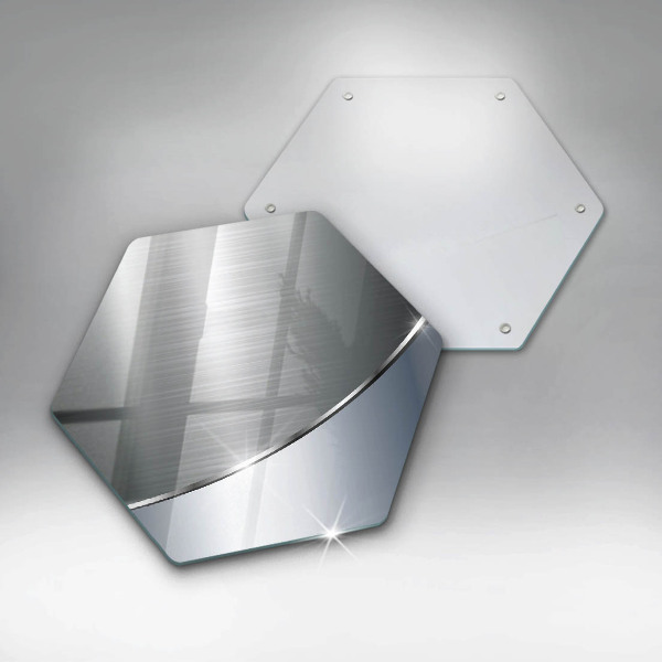 Kuchynská doska zo skla Kovový abstraktný vzor