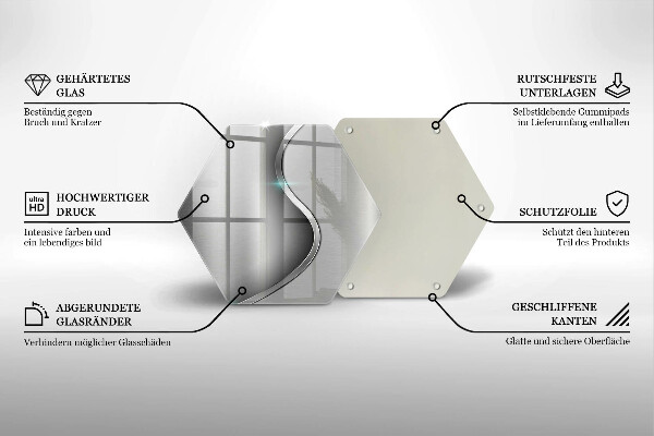 Kuchynská doska zo skla Abstraktný strieborný kov