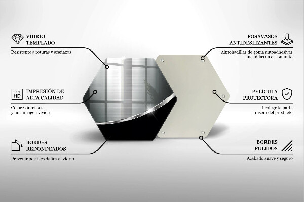 Kuchynská doska zo skla Abstrakcia s kovom