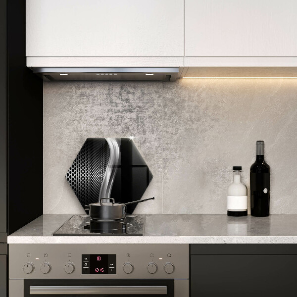 Kuchynská doska zo skla Kovová konštrukcia