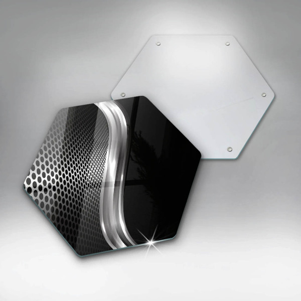 Kuchynská doska zo skla Kovová konštrukcia