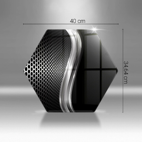 Kuchynská doska zo skla Kovová konštrukcia