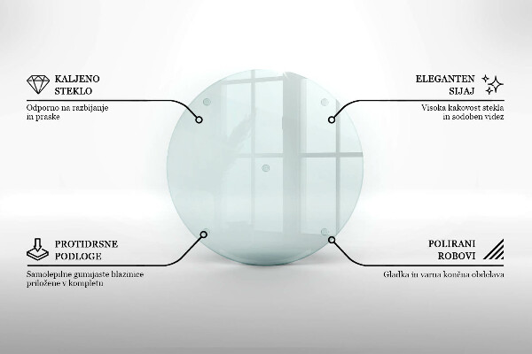 Priehľadná doska na krájanie 40 cm