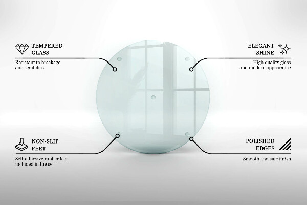 Priehľadná doska na krájanie 40 cm