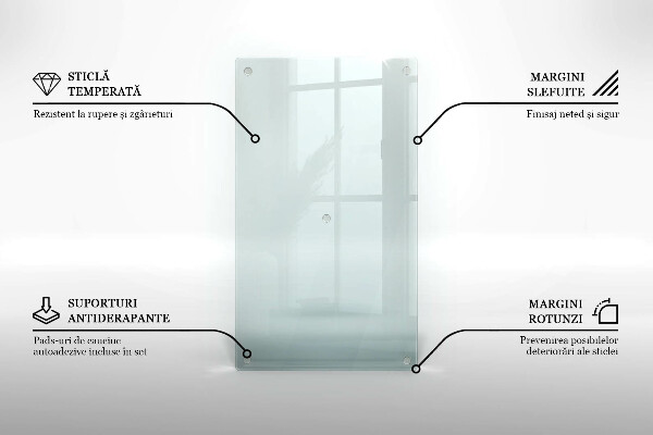 Priehľadná doska na krájanie 52x30 cm