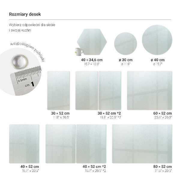 Doska na krájanie 52x40 cm