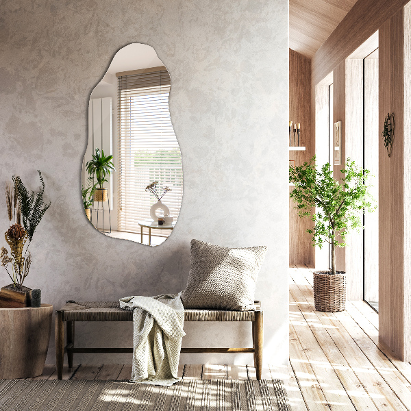 Asymetrické zrkadlo dekoratívne na stenu 40x80