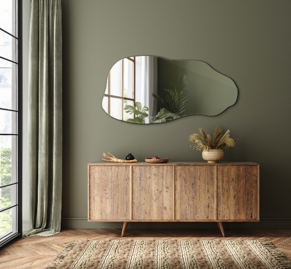 Asymetrické zrkadlo dekoratívne na stenu 40x80