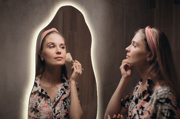 Nepravidelne led zrkadlo veľkolepé 40x80 cm