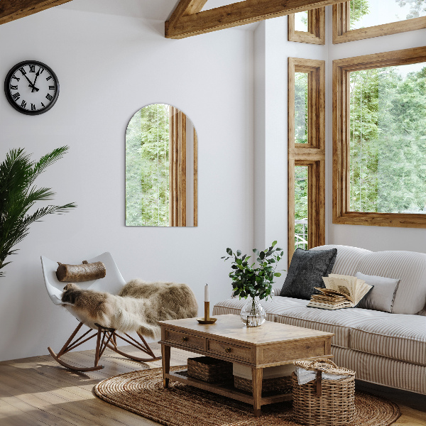 Polooválne zrkadlo 45x80 cm