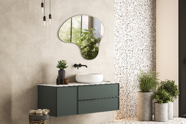 Zrkadlo nepravidelne bezrámové 77x77 cm