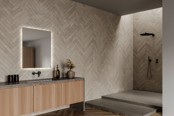 Podsvietene obdĺžnikové zrkadlo do kupelne 50x50 cm