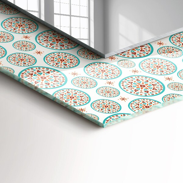 Dekoračné zrkadlo Farebný kruhový vzor