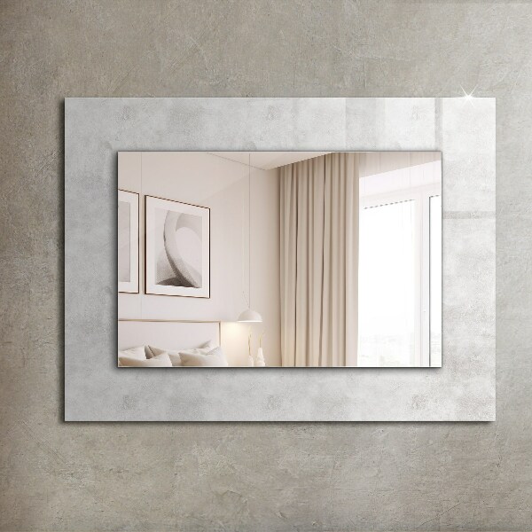 Zrkadlo s motívom Vzor sivej textúry