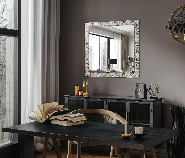 Zrkadlo rám s potlačou Farebné srdcia