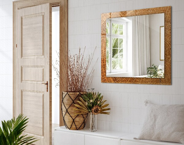 Dekoračné zrkadlo Prierez letokruhmi kmeňa stromu