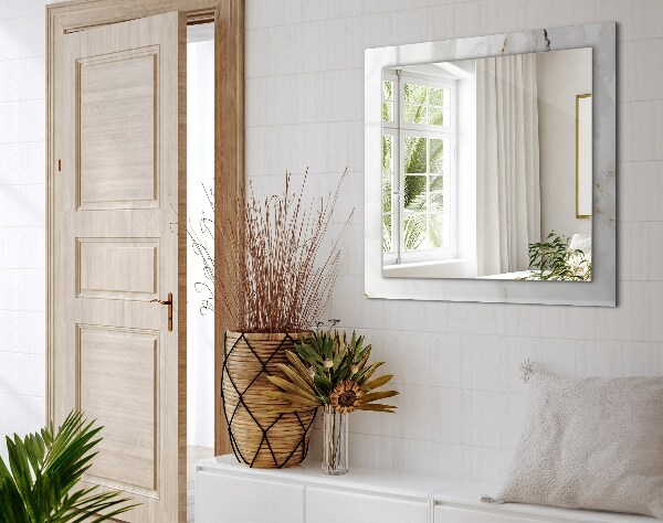 Dekoračné zrkadlo Vzor bieleho mramoru