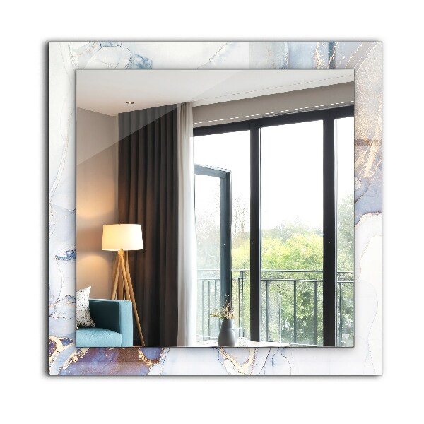 Zrkadlo s motívom Abstraktné mramorové umenie