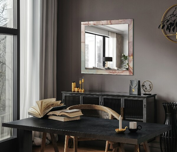 Dekoračné zrkadlo na stenu Abstraktné akvarelové umenie