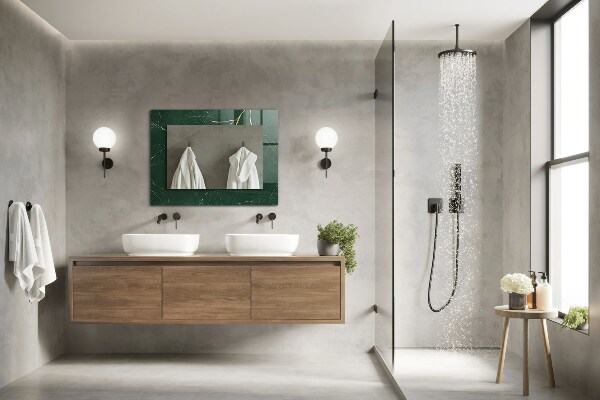 Zrkadlo s motívom Zelené zlaté listy