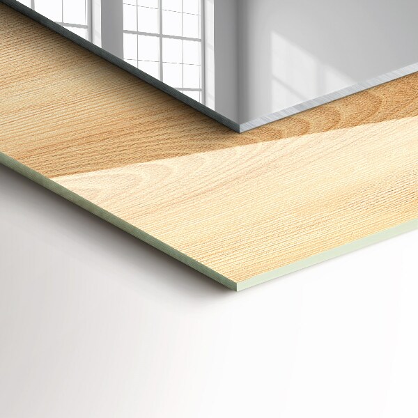 Dekoračné zrkadlo Textúra drevenej dosky