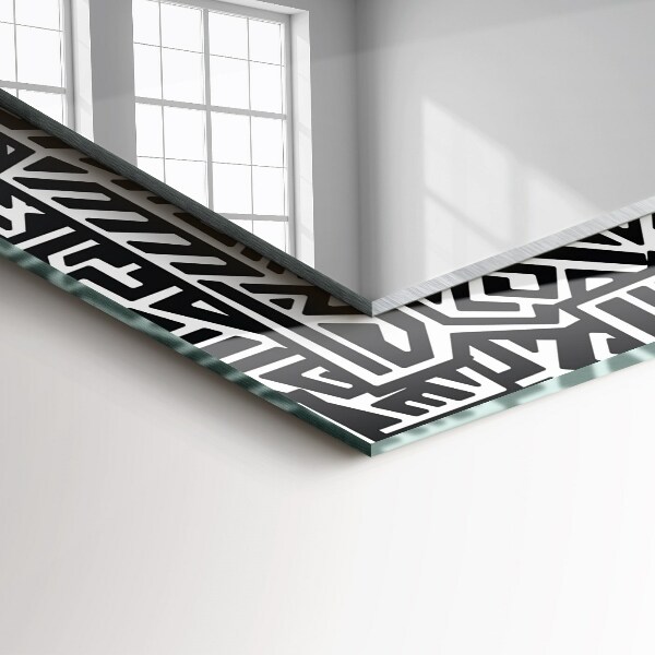 Zrkadlo rám s potlačou Geometrický vzor