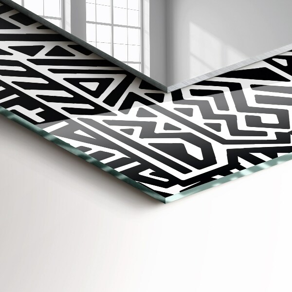 Zrkadlo rám s potlačou Geometrický vzor