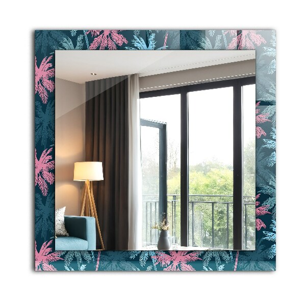 Dekoračné zrkadlo na stenu Farebný vzor paliem