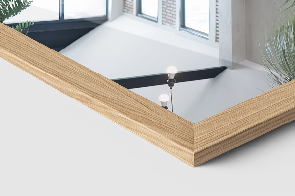 Stojace zrkadlo dubove 36x156 cm