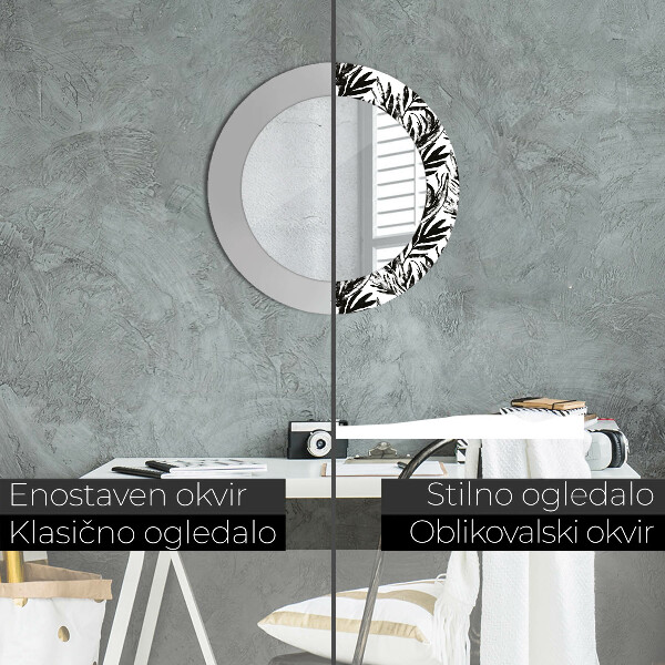Monštrum Okrúhle zrkadlo s motívom