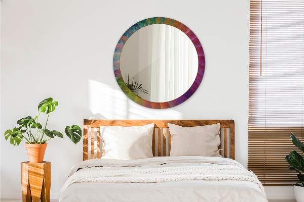 Hypnotická špirála Okrúhle dekoračné zrkadlo na stenu