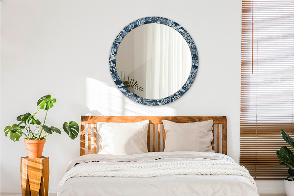 Koláž Okrúhle zrkadlo s motívom