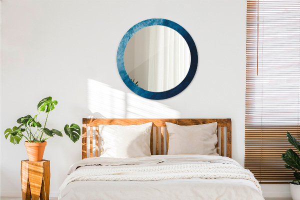 Abstraktné umenie Okrúhle dekoračné zrkadlo na stenu