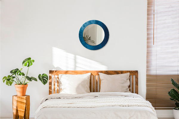 Abstraktné umenie Okrúhle dekoračné zrkadlo na stenu