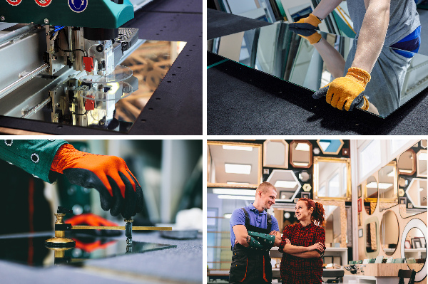 Okrúhle zrkadlo s led osvetlením fi 40 cm