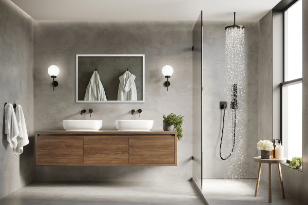 Moderné obdĺžnikové kúpeľňové zrkadlo v bielom ráme 60x40 cm