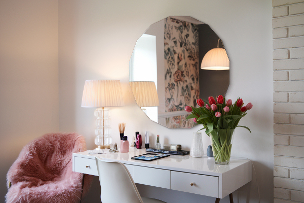 Geometrické zrkadlo pôvodného tvaru 50x50 cm