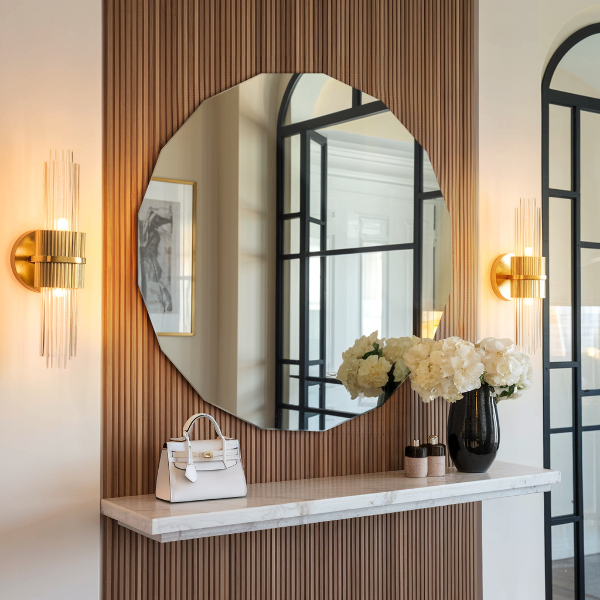 Zrkadlo mnohouholník estetické 80x80 cm